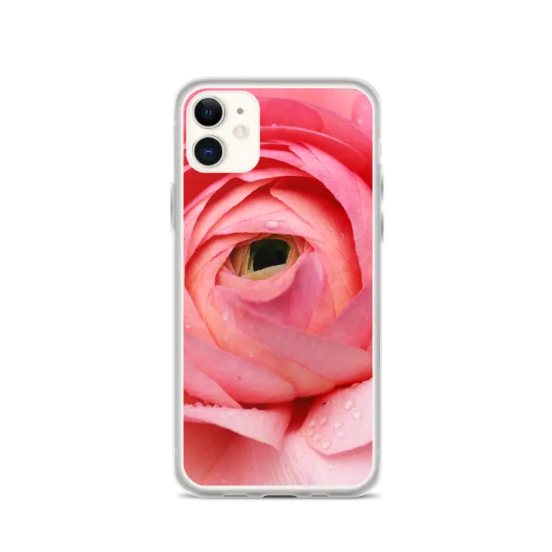 Bloom in Pink: Stylish Flower Iphone Case Protection - Iphone 11 Phone Case