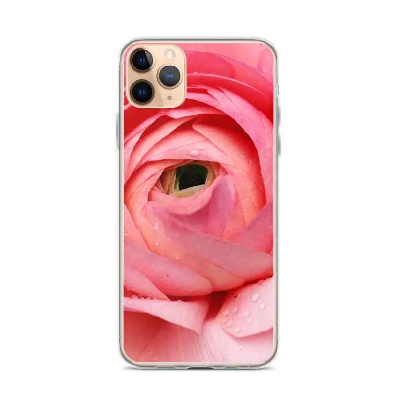 Bloom in Pink: Stylish Flower Iphone Case Protection - Iphone 11 Pro Max Phone Case