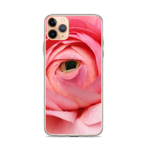 Pink Flower Iphone Case Polycarbonate Polyurethane Style - Dipaliz - 11 Pro Max - Mobile Phone Cases