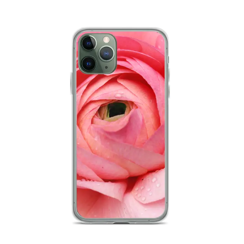 Bloom in Pink: Stylish Flower Iphone Case Protection - Iphone 11 Pro Phone Case