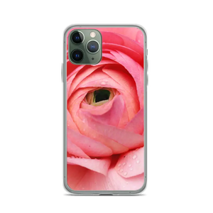 Pink Flower Iphone Case Polycarbonate Polyurethane Style - Dipaliz - 11 Pro - Mobile Phone Cases