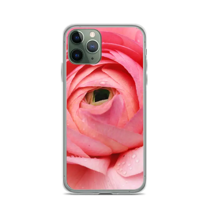 Bloom in Pink: Stylish Flower Iphone Case Protection - Iphone 11 Pro Phone Case