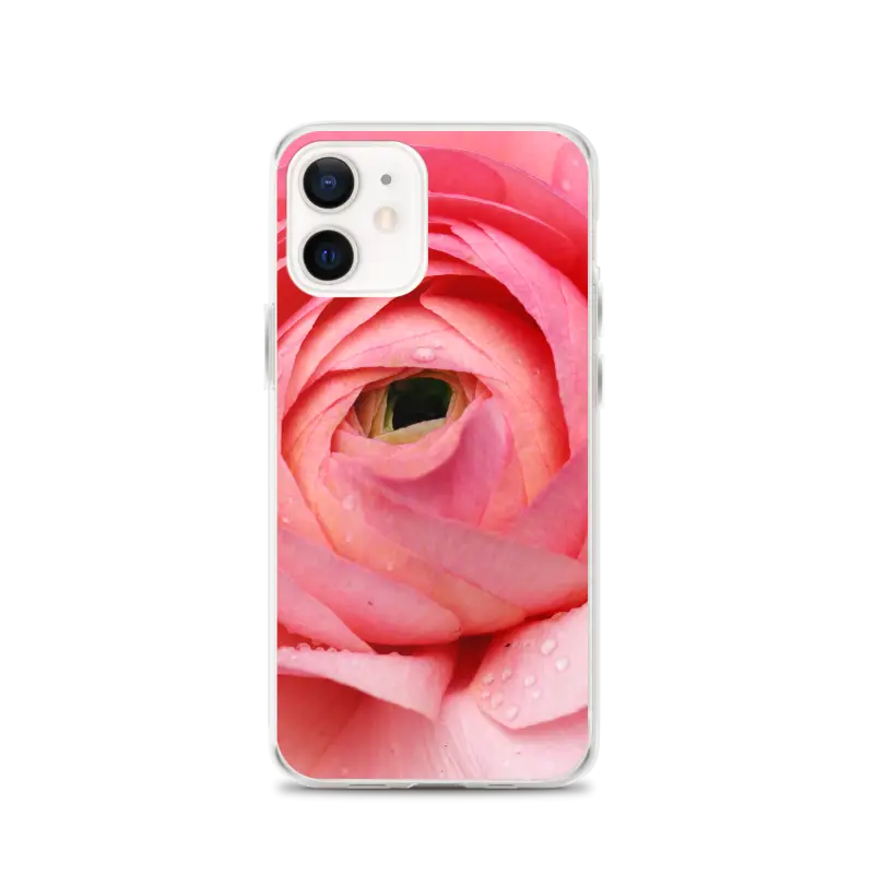 Bloom in Pink: Stylish Flower Iphone Case Protection - Iphone 12 Phone Case