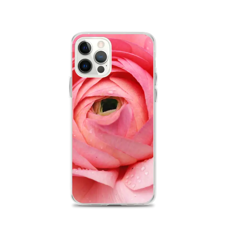 Bloom in Pink: Stylish Flower Iphone Case Protection - Iphone 12 Pro Phone Case