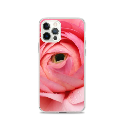 Bloom in Pink: Stylish Flower Iphone Case Protection - Iphone 12 Pro Phone Case