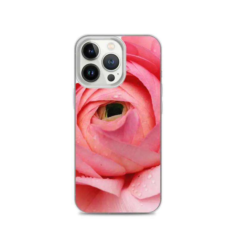 Bloom in Pink: Stylish Flower Iphone Case Protection - Iphone 13 Pro Phone Case