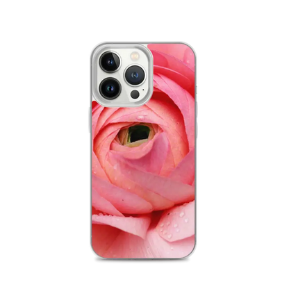 Bloom in Pink: Stylish Flower Iphone Case Protection - Iphone 13 Pro Phone Case