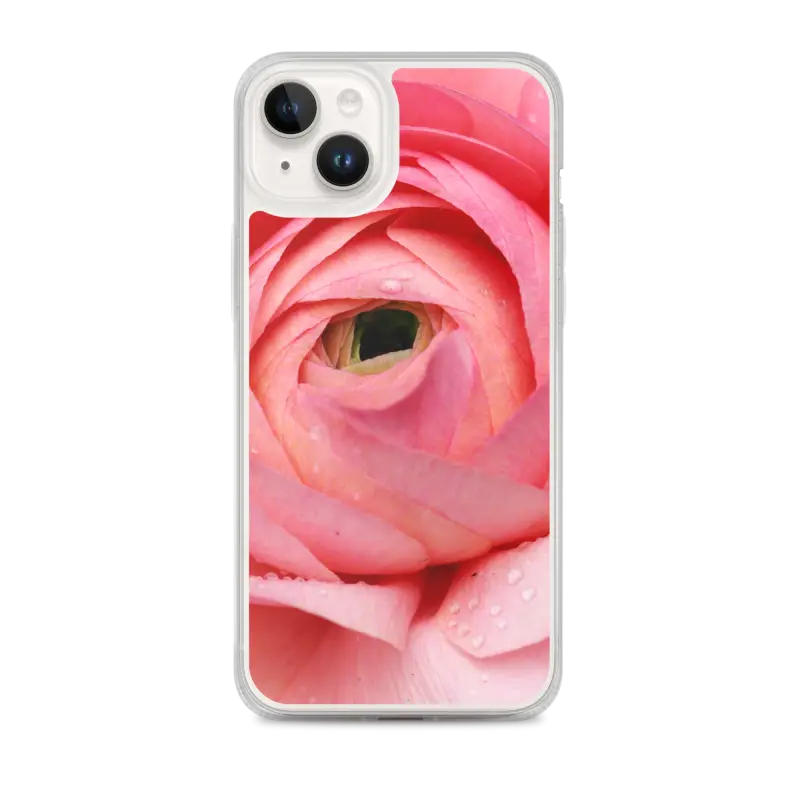 Bloom in Pink: Stylish Flower Iphone Case Protection - Iphone 14 Plus Phone Case