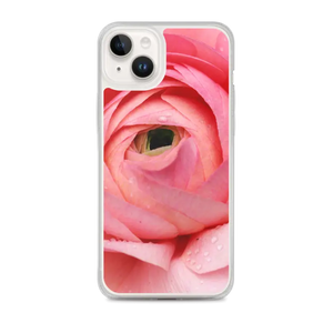 Pink Flower Iphone Case Polycarbonate Polyurethane Style - Dipaliz - 14 Plus - Mobile Phone Cases