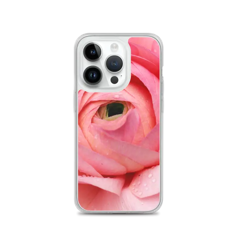 Bloom in Pink: Stylish Flower Iphone Case Protection - Iphone 14 Pro Phone Case