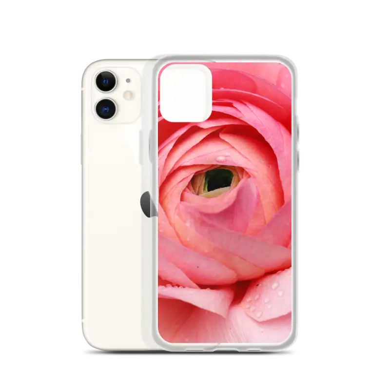 Bloom in Pink: Stylish Flower Iphone Case Protection - Phone Case