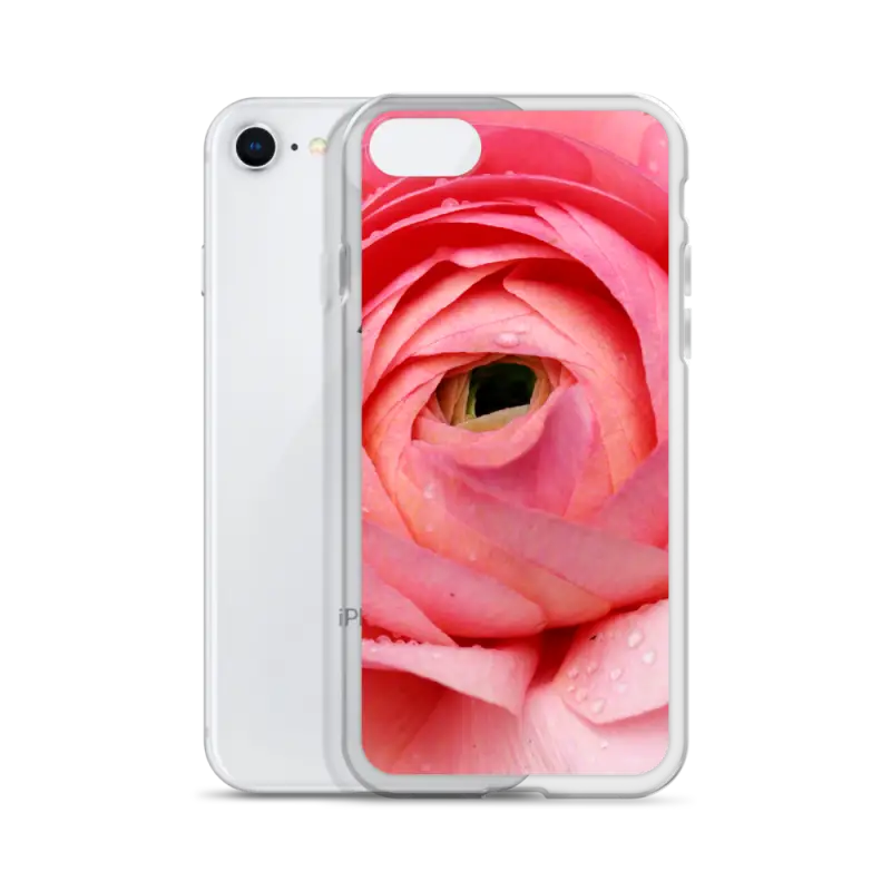 Bloom in Pink: Stylish Flower Iphone Case Protection - Phone Case