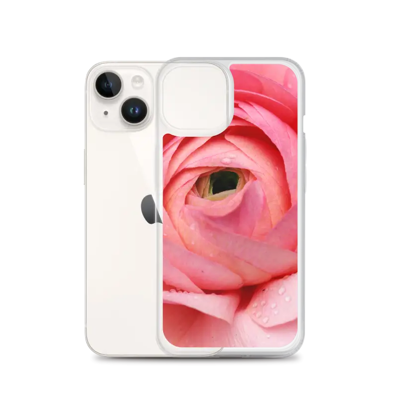 Bloom in Pink: Stylish Flower Iphone Case Protection - Phone Case