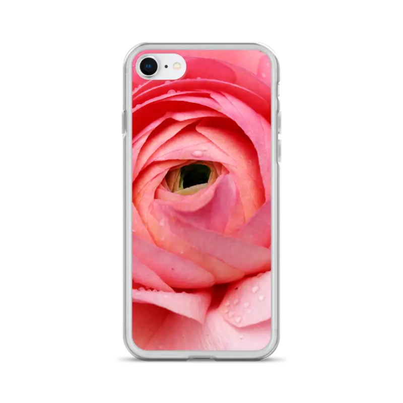 Bloom in Pink: Stylish Flower Iphone Case Protection - Iphone Se Phone Case