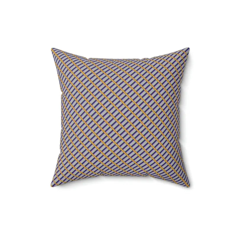 Abstract Pattern Spun Polyester Square Pillow - 16’’ × Home Decor