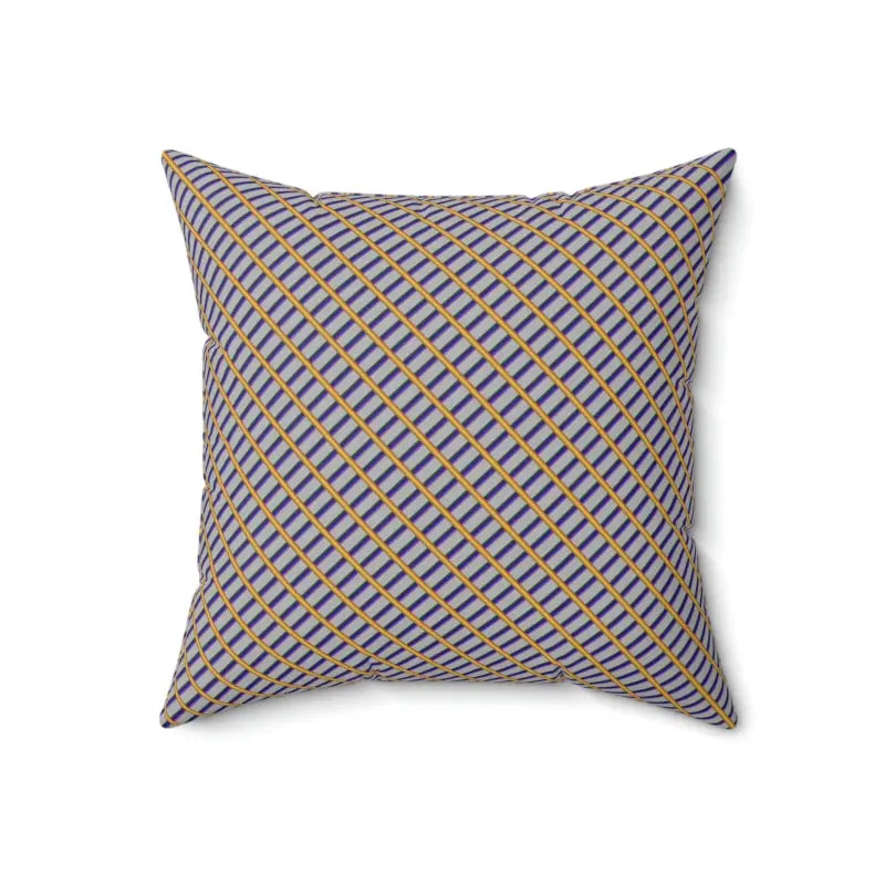 Abstract Pattern Spun Polyester Square Pillow - 18’’ × Home Decor