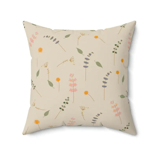 Transform your Space with Chic Simple Flowers Pillow - 20’’ × Home Decor