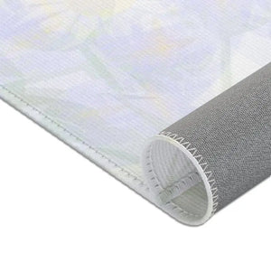 Purple Area Rugs Geometric Pattern Polyester Chenille - Dipaliz