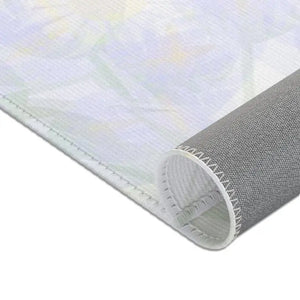 Purple Area Rugs Geometric Pattern Polyester Chenille - Dipaliz