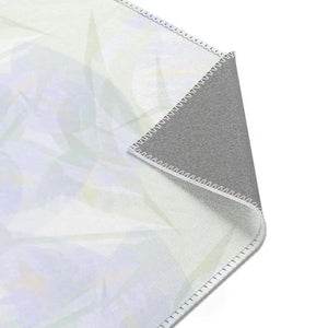 Purple Area Rugs Geometric Pattern Polyester Chenille - Dipaliz