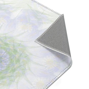 Purple Area Rugs Geometric Pattern Polyester Chenille - Dipaliz