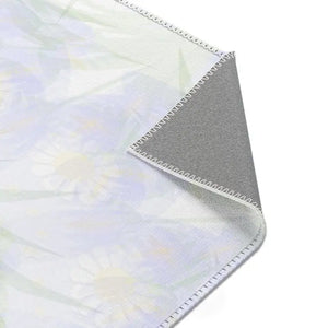 Purple Area Rugs Geometric Pattern Polyester Chenille - Dipaliz