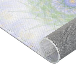 Purple Area Rugs Geometric Pattern Polyester Chenille - Dipaliz