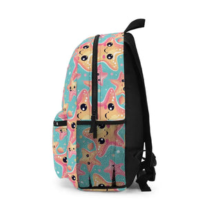 Pastel Starfish Backpack - Stylish Women’s Fashion - Dipaliz - one Size - Backpacks