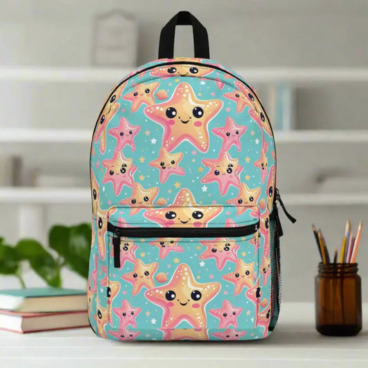 Chic & Stylish Pastel Starfish Backpack for Every Day! - one Size Bags