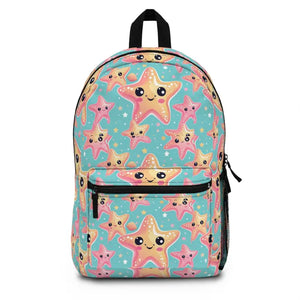 Pastel Starfish Backpack - Stylish Women’s Fashion - Dipaliz - one Size - Backpacks