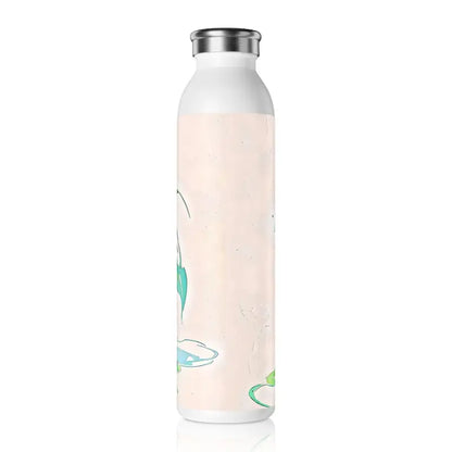 Upgrade your Style with the Sleek Chic Slim Water Bottle - 20oz / White Mug