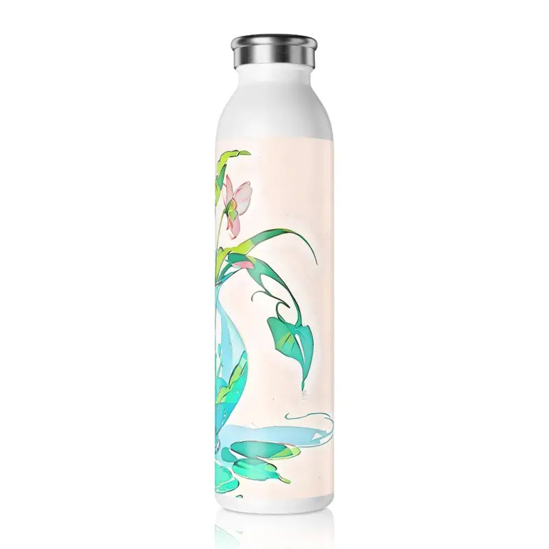 Upgrade your Style with the Sleek Chic Slim Water Bottle - 20oz / White Mug