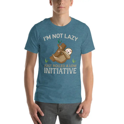 Chic Sloth T-shirt: Comfy Couture Meets High Fashion! - Heather Deep Teal / s T-shirts