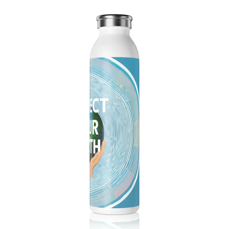 Elevate your Hydration with Chic Stainless Steel Water Bottle - 20oz / White