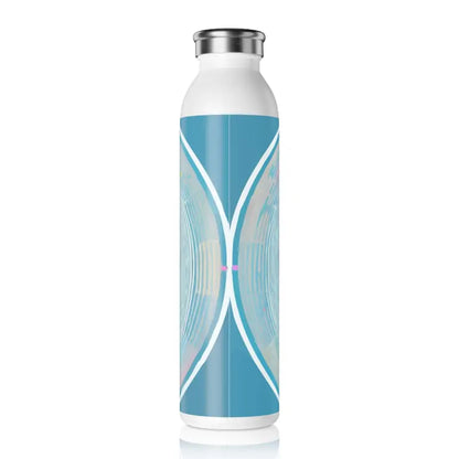 Elevate your Hydration with Chic Stainless Steel Water Bottle - 20oz / White