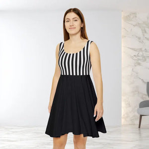 Flowy Summer Dress Women’s Skater Casual Party Wear - Dipaliz - Xs - Dresses