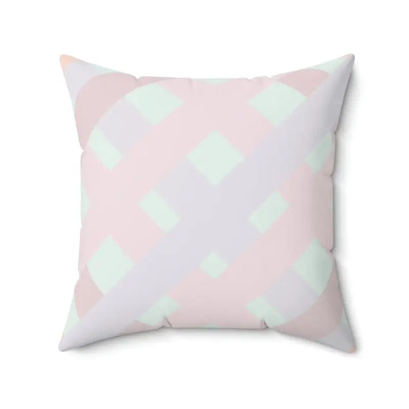 Chic Vibes with Pastels Polyester Square Pillow - 20’’ × Home Decor