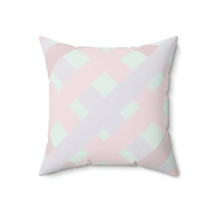 Pastels Polyester Square Pillow - Modern Cozy Decor - Dipaliz - Throw Pillows