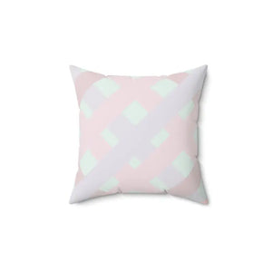 Pastels Polyester Square Pillow - Modern Cozy Decor - Dipaliz - Throw Pillows