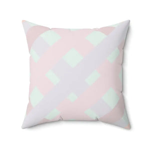 Pastels Polyester Square Pillow - Modern Cozy Decor - Dipaliz - Throw Pillows