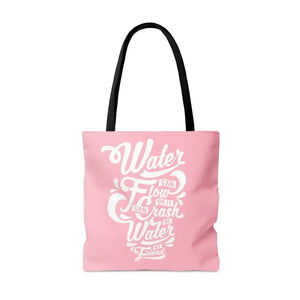 Water Pink Tote Bag - Stylish Fashion Statement - Dipaliz - Bags