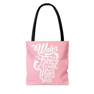 Water Pink Tote Bag - Stylish Fashion Statement - Dipaliz - Bags