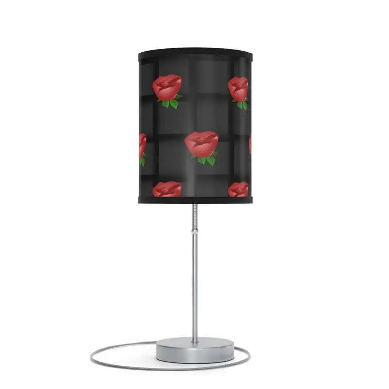 Discover Elegance with Weaved Roses Lamp - Us|ca Plug - Black / Silver / one Size Home Decor