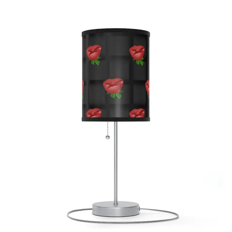 Discover Elegance with Weaved Roses Lamp - Us|ca Plug - Black / Silver / one Size Home Decor