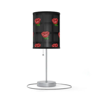 Weaved Roses Lamp us Ca Plug Cozy Chic Ambiance by Dipaliz - Black / Silver / one Size - Lamps