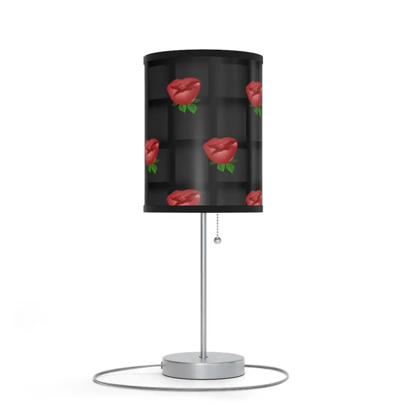 Discover Elegance with Weaved Roses Lamp - Us|ca Plug - Black / Silver / one Size Home Decor