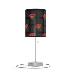 Weaved Roses Lamp us Ca Plug Cozy Chic Ambiance by Dipaliz - Black / Silver / one Size - Lamps