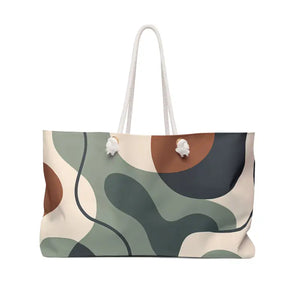 Chic Weekender Bag - Abstract Vibe Canvas Tote - Dipaliz - 24’’ × 13’’ - Bags