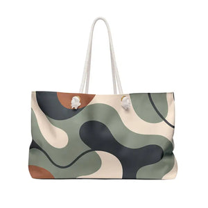 Chic Weekender Bag - Abstract Vibe Canvas Tote - Dipaliz - 24’’ × 13’’ - Bags