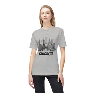 Chicago City Skyline Cotton Tee Urban Women’s Fashion - Dipaliz - T-shirts